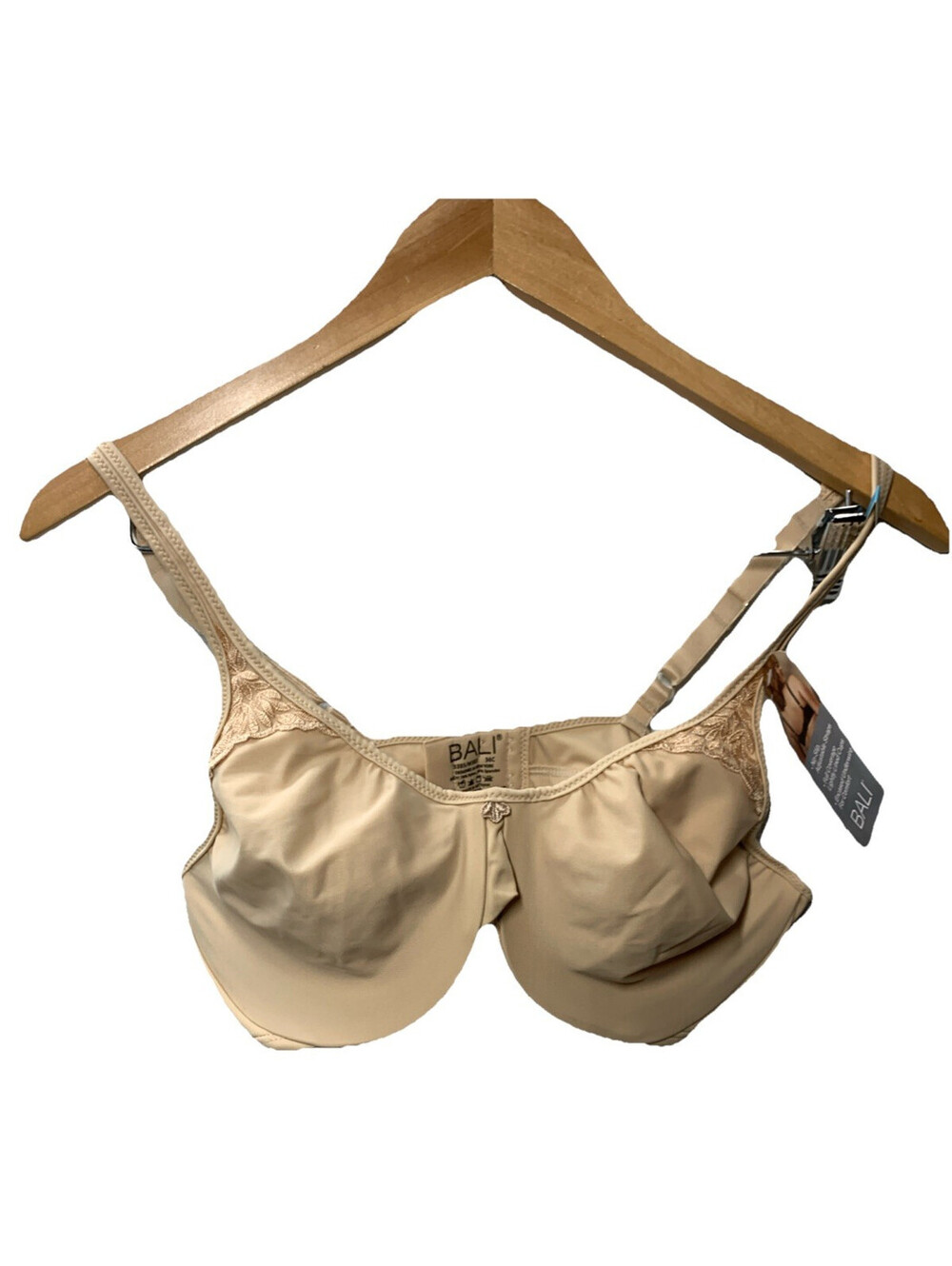 Bali DF3385 Passion for Comfort Seamless Minimizer Underwire Bra Size 36C Beige
